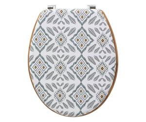 5five - Asiento de Inodoro hapache Blanco y Gris