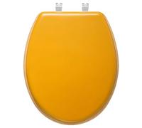 5five - Asiento de Madera para Inodoro Modern Color Amarillo Mostaza