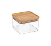 5five - caja cuadrada "eske" con tapa de bambú 0,5l