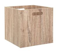 5five - Caja de almacenaje cúbica Mix'N'Modul, efecto roble, 31 x 31 x 31 cm - Para muebles modulares, cestas y cajas