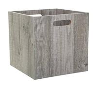 5five - cesta "mix n modul" gris efecto roble 31x31cm