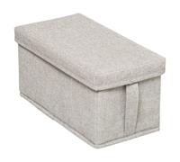5five - caja de almacenaje "orga" 15x31cm gris claro