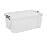 5Five - Caja de almacenamiento de plástico FORTY+ - 68 L - 71,3 x 44,1 x 30,7 cm - Organizador para el hogar, práctico accesorio para salón o baño