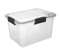 5five - caja de plástico con clip "protect+" de 18l