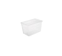 5five - caja de plástico transparente "simply+" 12,2l
