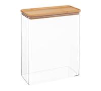 5five - caja rectangular "eske" con tapa de bambú 4,3l