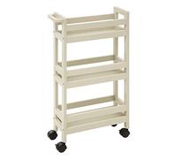 5five - Carro de 3 Niveles colorama, Beige Natural