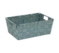 5Five - Cesta de almacenaje Verde Lise de poliéster y Acero - 5 l - 28 x 20 x 11 cm - Organizador para el hogar, Caja de almacenaje Multiusos, Accesorio