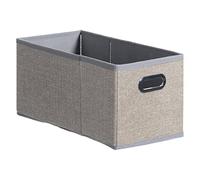 5five - cesta de tela "mix n modul" 15x31cm beige jaspeado