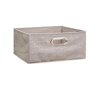 5five - cesta de tela "mix n modul" 31x15cm beige jaspeado