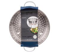 5five - cesta de vapor de acero inoxidable de 28 cm de diámetro