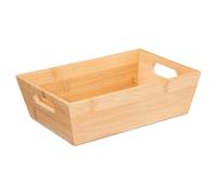 5five - cesta rectangular angular 23x16cm bambú