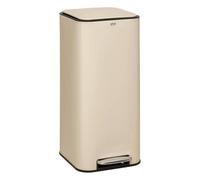 5five - cubo de basura metálico "delta" beige 30l