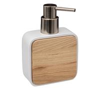 5five - Dispensador de jabón de Resina naturéo, 300 ml, Color Blanco
