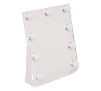 5Five - Espejo Blanco Iluminado - 27 x 6 x 32 cm - Espejo Decorativo, Accesorio para baño o Dormitorio, diseño Elegante