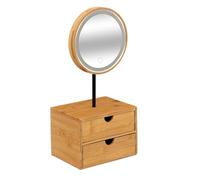 5five - Espejo Organizador led bambú 16cm