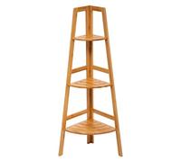 5five - Estante esquinero de bambú de 3 Niveles