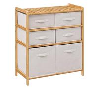 5five - estantería con 6 cestas de bambú Tidy Box