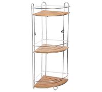 5five - estantería esquinera de 3 Niveles venterra bambú