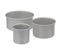 5five - juego de 3 moldes para tartas de aluminio de borde alto