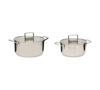 5Five - Juego de cacerolas plateadas - Accesorio de cocina, Cocina
