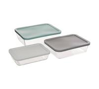 5Five - Juego de recipientes de vidrio de borosilicato - Almacenamiento de alimentos, accesorio de cocina