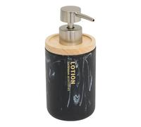 5five Lea - Dispensador de jabón (270 ml), Color Negro