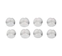 5five - lote de 8 protectores de esquinas de silicona transparentes