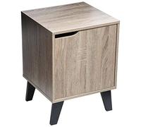 Mesita de Noche Natural Pie de la Naturaleza - Diseño Refinado y Versátil