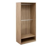 5five - módulo de armario dolo, 180 cm de altura, color beige