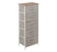 5five - Mueble Alto tissa con 5 cajones Gris Claro