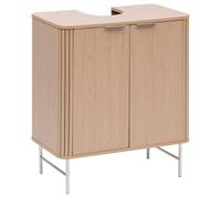 5Five - Mueble de baño Liora Beige - 70 x 40 x 80 cm - Mueble bajo Doble Liora, Accesorio para el hogar, Uso Diario