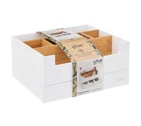 5five - naturéo 1 cajón Organizador Blanco