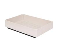 5Five - Organizador de armario de plástico beige STORA - 40 x 26,9 x 8,2 cm - Accesorio de organización, uso diario