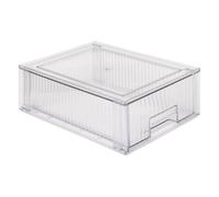 5Five - Organizador de plástico transparente para refrigerador STREAKS - 32 x 21,2 x 10,5 cm - Organizador para refrigerador, accesorio de cocina
