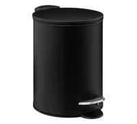 5five - papelera metálica soft close 3l "colorama" negra
