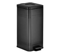 5five - papelera nova con pedal 30l negra 35x27x58 cm