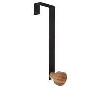 5five - Percha de 1 Cabeza de bambú y Metal Negro