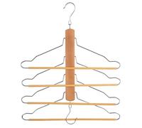 5five - Percha de Madera para 4 Pantalones