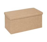 5five - puff "mix n modul" de yute beige 76x38cm