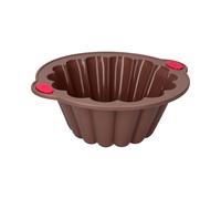 Paris Prix Molde para Tartas Secret de Gourmet Silicona 22 cm Negro/Rojo