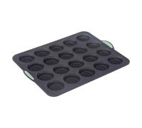 5five - silitop" molde de silicona para tarta de 12 piezas negro rojo