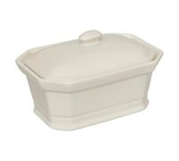 5five - sopera de foie gras de cerámica blanca