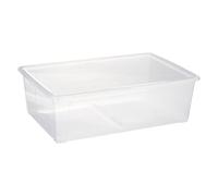 5five - store n box" caja de plástico transparente de 30 litros
