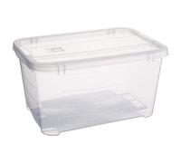5five - store n box" caja de plástico transparente de 5 litros