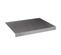 5Five - Tabla de amasar y cortar de acero inoxidable - 50x40 cm - Acero inoxidable 430 de alta resistencia - Accesorio de cocina