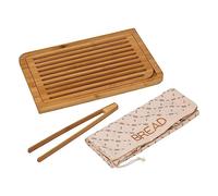 5five - tabla para cortar pan con accesorios de bambú 40x27cm