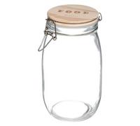 5five - tarro de cristal con tapa de pino "wording" 1,5l