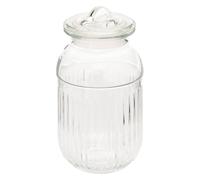 5Five - Tarro de cristal transparente LIZO - 1,5 l - 12 x 12 x 22,7 cm - Almacenamiento de alimentos, accesorio de cocina