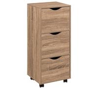 5five - Torre de 3 Puertas con Ruedas Efecto Madera